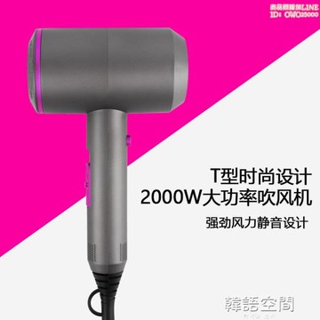 【店長推薦】速賣通負離子吹風筒定制網紅家用大功率錘子電吹風機110V 雙11全館免運