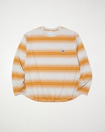 Radiall Board Crew Neck T-Shirt L/S 天竺棉條紋長袖上衣(兩色)