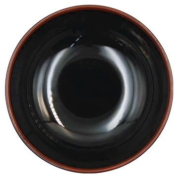 Minoya 美濃燒 黑釉天目8井 大碗 - 日本製  黑色  1個