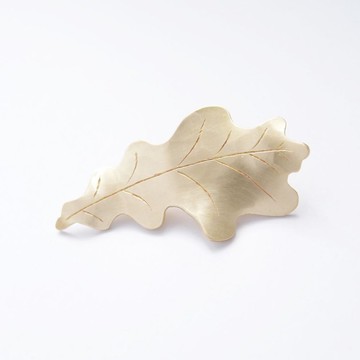 觀葉植物7 黃銅 胸針