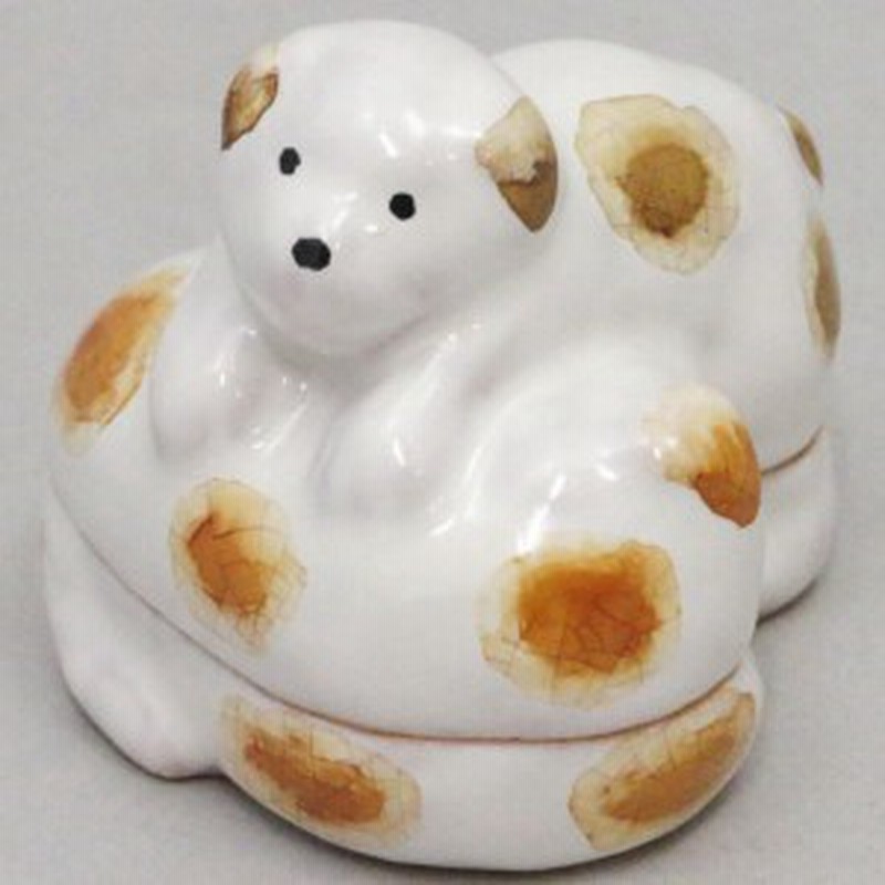 ファッション特集 茶道具 山本一如 干支香合 いのしし 工芸品