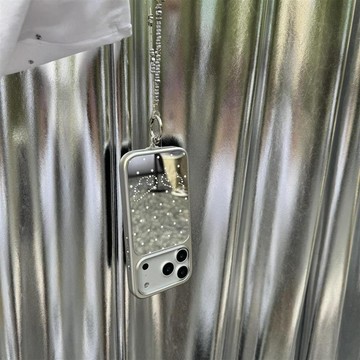 ✨iPhone手機殼✨簡約星星翅膀鏡面適用iPhone16蘋果手機殼15Promax銀框17高級13女