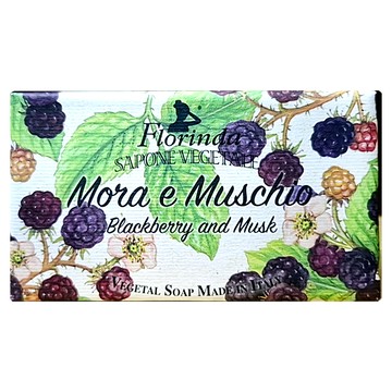 Florinda 麝香黑莓香氛植皂 200g  1個