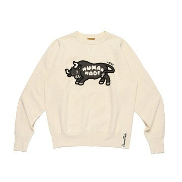 AirRoom 正品現貨 2026SS HUMAN MADE SWEATSHIRT 神戶 牛 店鋪限定 大學T 長袖
