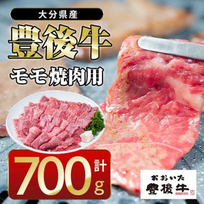 ふるさと納税 佐伯市  おおいた 豊後牛 モモ 焼肉用 (700g)