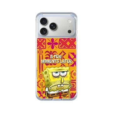 iPhone 17 Pro Max ClearX (MagSafe 兼容) 冰透藍 - 海綿寶寶 SpongeBob - A Few Moments Later...
