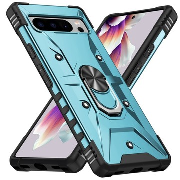 問界 自帶支架 手機殼 適用於 Google 谷歌 Pixel 8 Pro 谷歌7 谷歌6A 防摔保護殼