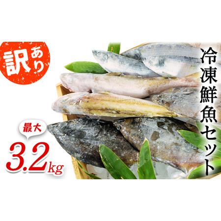 ふるさと納税 北海道産 冷凍鮮魚セット 最大3.2kg 「漁師応援プロジェクト！」 下処理済み 冷凍 鮮魚 海鮮 海産 地元 北海道鹿部町