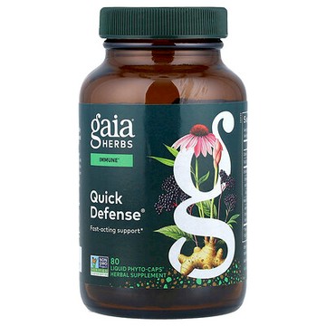 Gaia Herbs, 快速防御®，80 粒液體 Phyto-Caps® 膠囊