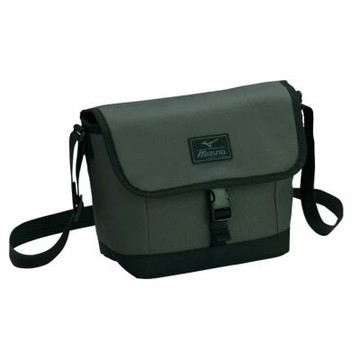 MIZUNO 美津濃 郵差包 側背包 斜背包 小包 運動小包 隨身小包 墨綠 D3TDC50838