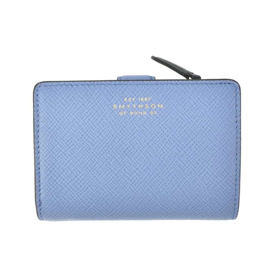 【新品・完売カラー】Smythson ボンド ミニ財布/コインケース デニム