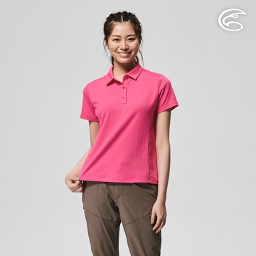 ADISI 女UPF50+防曬抑菌本布領POLO衫AL2211045 (M-2XL) 蝴蝶蘭紫 / 城市綠洲