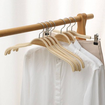 夾板衣架 褲夾 10隻/組 防滑衣架 曬衣架 褲夾 褲架 木衣架 木褲夾 木頭衣架 服飾店衣架 裙夾 防滑褲夾