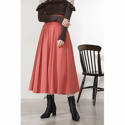 ジルスチュアート ◆ ダイレーススカート ピンク size2 ロングスカート 【受注生産品】