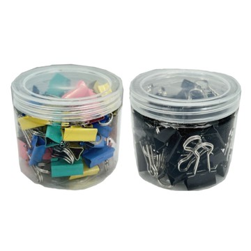 昇洋 19mm長尾夾(40入)-黑色/彩色