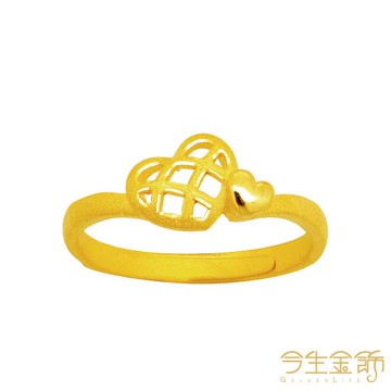 【今生金飾】甜心派戒 黃金戒指