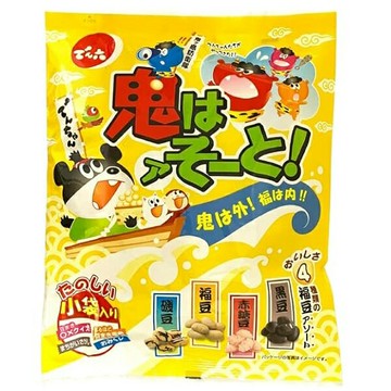 【江戶物語】 DENROKU 傳六 4種類豆菓子 90g 豆果子 節分福豆 祈願 祈福 撒豆節 天六 日本原裝 日本進口