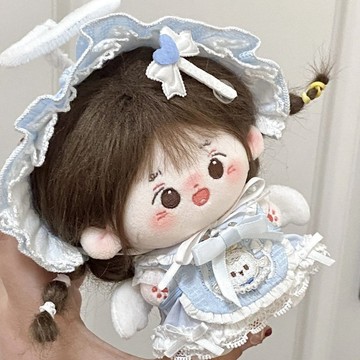臺灣出貨 10cm娃衣 “天使小羊”公仔衣服 自嘲熊娃衣可愛公主套裝玩偶換裝 娃娃裝 娃娃配飾 娃娃衣服