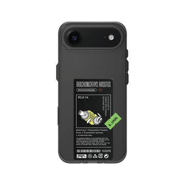 iPhone Air Clear (相機按鈕) 酷墨灰 - Marine Debris - 拋棄式餐具粗體臂鉤躄魚