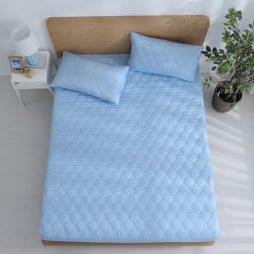 Ishur 伊舒爾 3M石墨烯防潑水保潔墊 專利吸濕排汗 舒適透氣 防塵汙  7尺(180 x 210cm)  淺藍