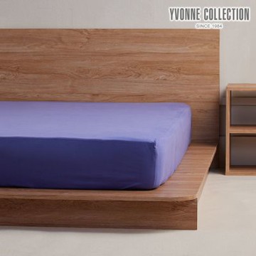 YVONNE 以旺傢飾 純棉素面單人床包-星光紫