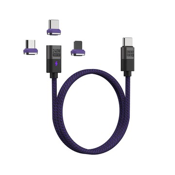 Type C公 - C公 ENERGY FORT Type-C 快充磁吸線(240W)(0.5M) 充電線