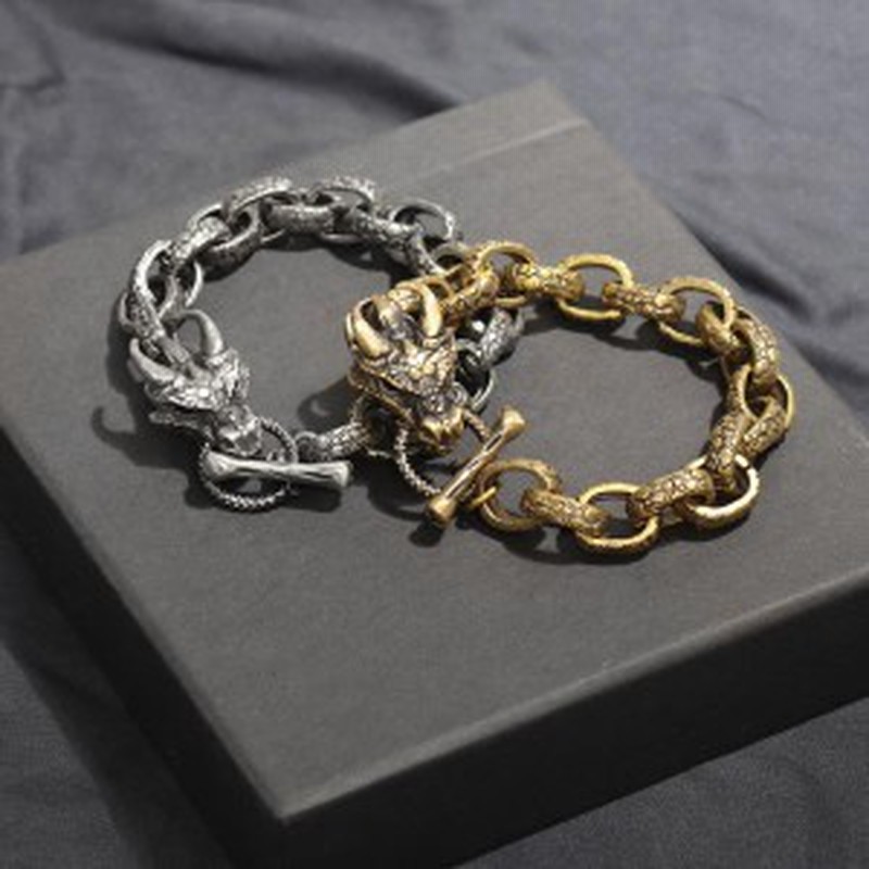 ドラゴン 龍 竜 メンズブレスレット ブレスレット 真鍮 黄銅 ブラス かっこいい ゴールド シルバー バングル 男 ジュエリー 送料無料 通販 Lineポイント最大6 0 Get Lineショッピング