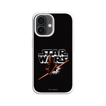 iPhone 16 SolidX 白 - 迪士尼-星際大戰 Star Wars - 達斯魔-星際大戰Logo