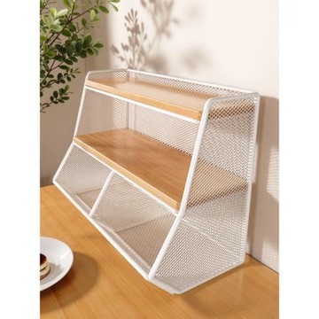 桌面收納架零食置物架多功能餐桌臺面分層架桌上整理神器廚房架子