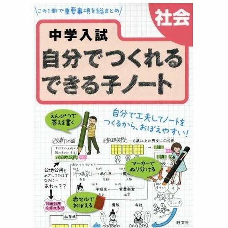 中学入試 自分でつくれるできる子ノート 社会 旺文社 著者 通販 Lineポイント最大0 5 Get Lineショッピング