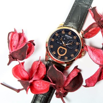 【PICONO】編織三眼多功能系列手錶 / BK-4001