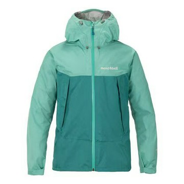 ├登山樂┤日本 mont-bell Thunder Pass JKT 女款雨衣 青綠 # 1128771TQ