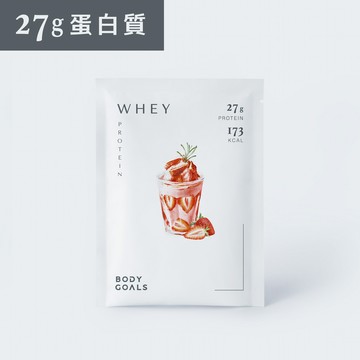 BodyGoals乳清蛋白飲Pro40g-草莓牛奶