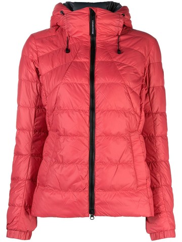 Canada Goose - logo-patch padded down jacket - women - Polyamide/Polyamide/Duck Down/Feather Down - XS - Pink