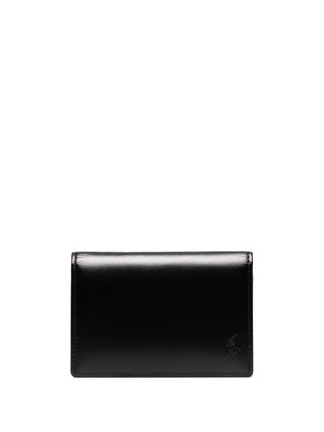 Polo Ralph Lauren - embossed-logo leather card case - men - Leather - One Size - Black