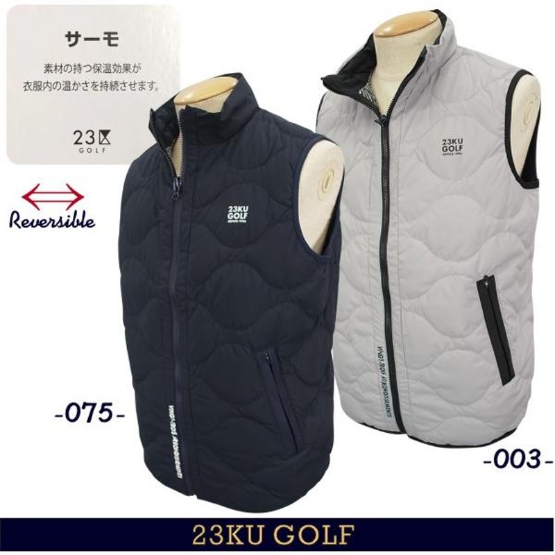 PREMIUM SALE】 23区GOLFメンズ 【サーモ】リバーシブルダウンベスト【VJVTSW-0405】 | LINEブランドカタログ