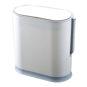 Mass 智能感應 自動開蓋 防臭密封 窄身設計 浴室垃圾桶  30 x 15 x 32cm  白色