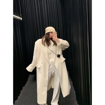 Tongse | 圣馬丁大衣 真實還原黃金貂環保皮草時髦炸街長款外套冬