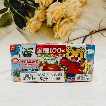 日本 KAGOME 可果美 幼兒野菜生活綜合果汁 300ml