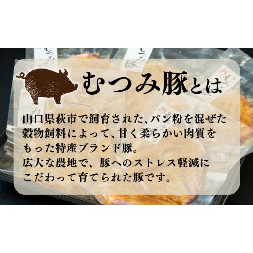 ふるさと納税 山口県 下関市 豚 味噌 漬け 豚肉 肩ロース 冷凍 小分け 国産 むつみ豚 ブランド 老舗 伊藤精肉店 山口 下関 萩 肉特集