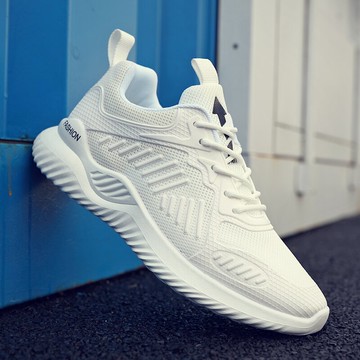 秋季男鞋男士運動休閑跑步網鞋百搭板鞋小白新款透氣網面潮鞋