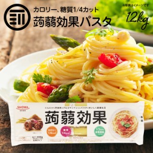 [前田家] こんにゃく 麺 パスタ 400g×3袋 蒟蒻効果 グルコナンマン入り カロリー 糖質 4カット 食物繊維1 2日分 スパゲッティ 乾麺 即