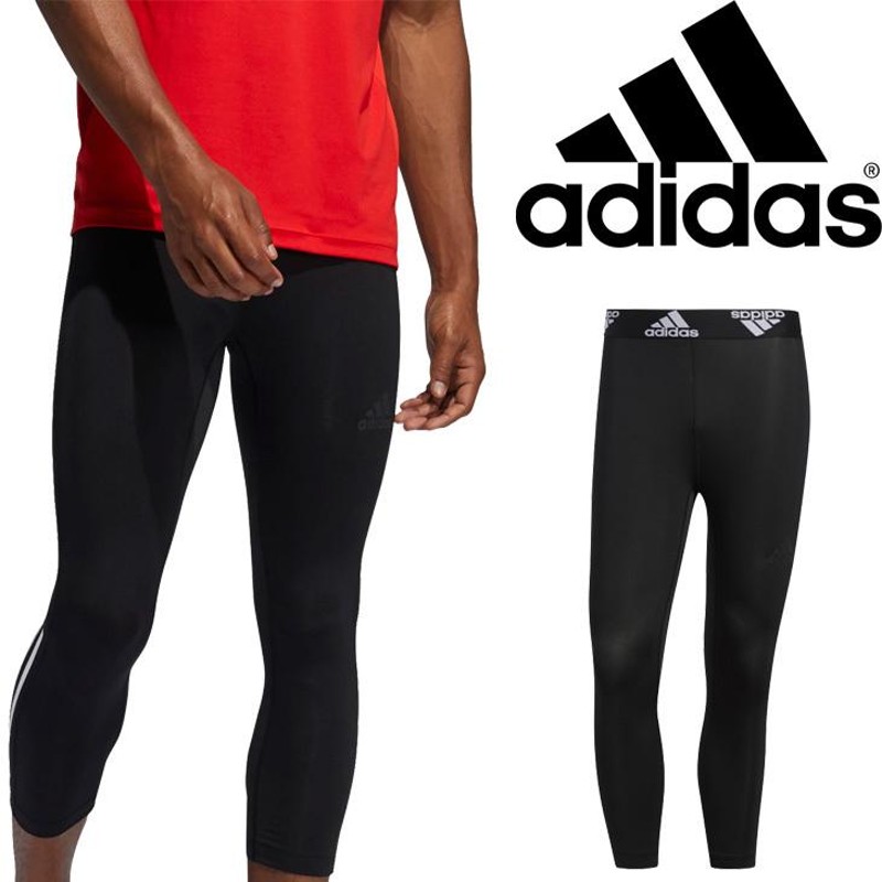 コンプレッション 7分丈タイツ メンズ スパッツ/アディダス adidas テックフィット 3/4 3ストライプスタイツ/スポーツウェア TECHFIT  /24770-GL0457【返品不可】 | LINEショッピング