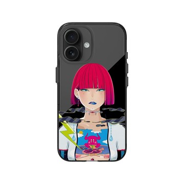 iPhone 16 Clear (相機按鈕) 酷墨灰 - MITSUME - Clear Skies Within
