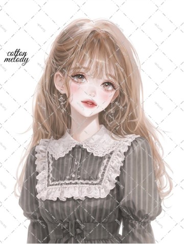 原創貼紙 no.8100 人物貼紙 原創貼紙 人物貼紙 女孩貼紙 原創人物貼紙