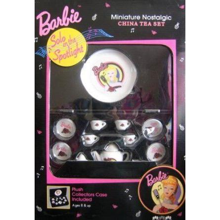 Barbie miniature nostalgic china 2025 tea set