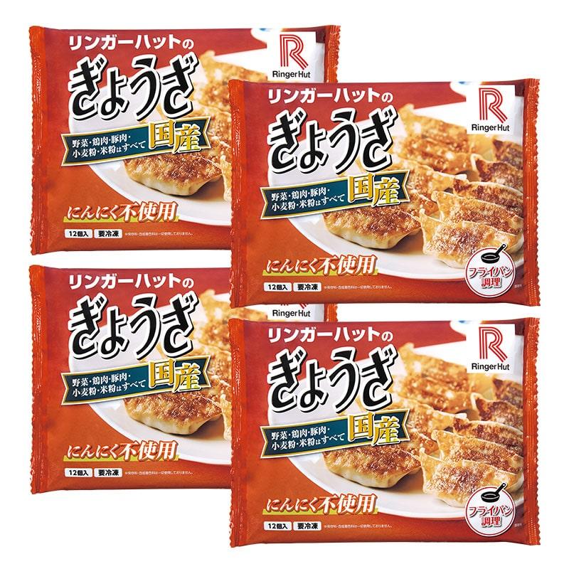 リンガーハット 長崎ちゃんぽん4食 長崎皿うどん4食 ぎょうざ4パック（ 送料無料 冷凍食品 具材付き ）