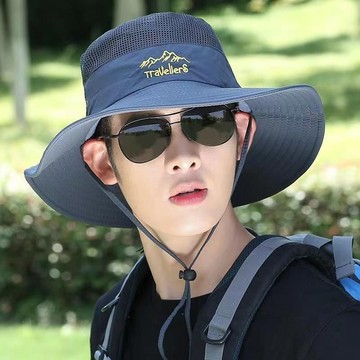 📣爆款推薦📣帽子男士夏天遮陽帽戶外透氣帽男騎車帽漁夫帽登山釣魚太陽帽 戶外帽 防曬帽 登山帽 露營帽 MANQ