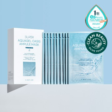 S. NATURE Super Aqua Gel Oasis Ampoule Mask Sheet 10P