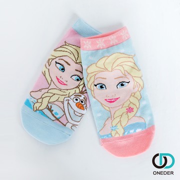 (多款)迪士尼 冰雪奇緣兒童直版襪15-22公分【旺達棉品】 FZ-A519 FZ-A520